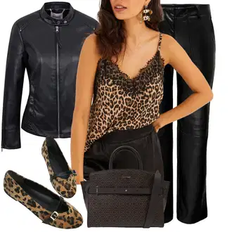 outfit mit Rjava/Bež Oblačila za plažo/Majica za špagete/Moški čevlji/Majica brez rokavov/party Majica/Čipkasti top/Čipkasta srajca/Crop Top Čipka/Bustier top cool & sexy "Poslovna oblačila"