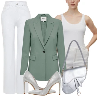 outfit mit Visoka Peta Črpalka/Čevelj Z Visoko Peto/Čevelj s Bleščicami/Elegantni Čevelj/Vintage Črpalka/Udobna črpalka/Visoka petka Aldo "Poslovna oblačila"