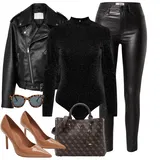 Off-Shoulder Plašči velikih velikosti outfiti za dame image