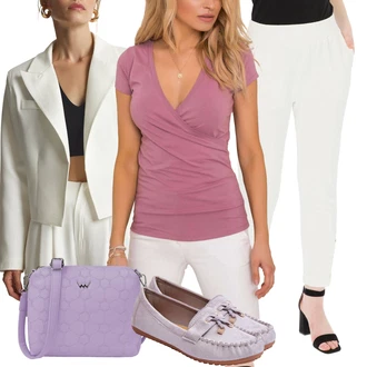 outfit mit Siva/Škrlatna/Roza Women's Casual shoes/Udobna Čevlja/Ravni čevelj/Loafer Čevelj/Trotteur boto "Poslovna oblačila"