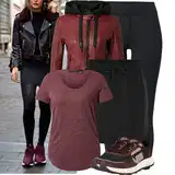 Termo legíny z vlny a hedvábí outfity image