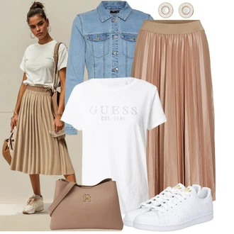 Stan Smith Outfit s Bílá/Krémová Úzká teniska/Nízká Teniska/Kožené tenisky/Skate Bota/Vintage teniska Adidas Originals "Jedinečný volnočasový outfit"