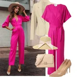 Boty na podpatku z lakované kůže outfity image