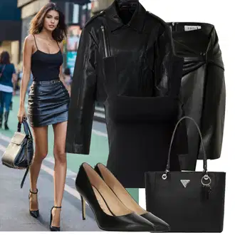 Vysoké Podpatky Outfit s Bílá/Černá/Hnědá/Žlutá Guess "Elegantní vzhled"