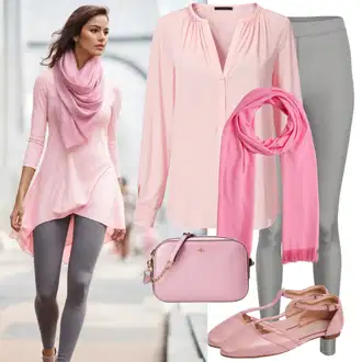 outfit mit Temno rjava/Temno zelena/Rjava/Khaki/Siva Športna Pajkica/Pajkice z Visokim Pasom/Podložena Pajkica/Gym Pajkice/Kapri Pajkice Puma "Šik oblačilni komplet s krilom in Capri legicami"