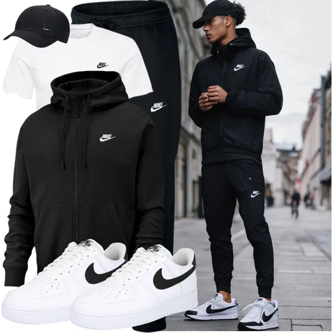 Weiß Bluse Große Größe/Shirt & Top Große Größe/Kurzarm T-Shirt/Ausgefallenes T-shirt/Funktions T-Shirt/T-Shirt Training/Laufschuhe für Männer Nike Sportswear kombinieren