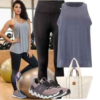 Stil Outfit sa Nekategorizirano Boss "Sportski outfit"Look: Stil