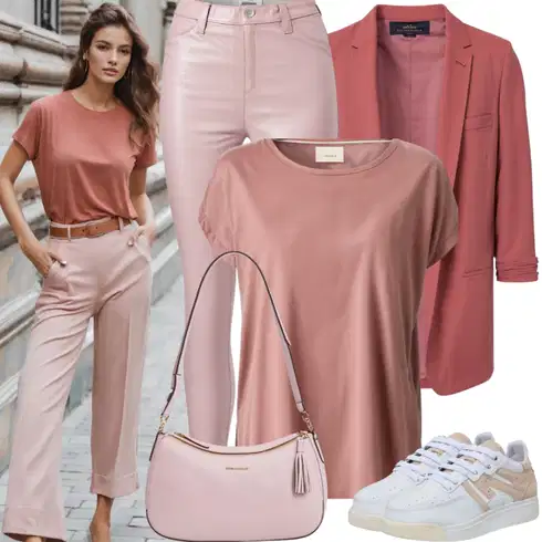 Roza Majice kombinirajte z Črna/Roza/Bela/Oranžna Torbe za čez ramo/Men's Bags/Torbice za čez ramo/Torbe za čez ramo/Billfolds/Mini torbice/Satchel torbe Guess, Roza Kratke Majice/Casual Majice/Lepe Majice/Klasična Dolžina/Majice s kratkimi rokavi DeFacto, Mango, Roza Usnjene Hlače/Hlače iz Imitacije Usnja/Usnjene hlače na zvonec answear lab, Bela/Bež/Rjava/Krem/Khaki/Zelena Usnjene Superge/Superge Nizke/Ozke superge/Superge Luknjast/Poletne superge Furla