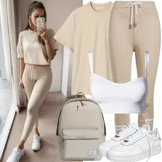 Outfit Inspo Poletje mit Bež/Khaki/Rjava Športna Pajkica/Gym Pajkice/Pajkice z Visokim Pasom/Neprosojna Pajkica/Push up Pajkice/Push up Hlača/Pajkice Scrunch/Oblikovana Pajkica/Treggings LOS OJOS, Bela/Rdeča/Bež/Khaki/Roza Funkcijska Majica/Casual Majica/Majica za spanje/Majica s kratkimi rokavi/Lepa Majica/Majica s potiskom Big Star, Škrlatna/Črna/Roza/Metino zelena/Zelena/Bela Kratki top Vans, Bež Touring backpack/Vodoodporna torba/Men's Bags himawari, Bela/Krem Teddy superga/Usnjene superge/Superge Nizka/Plato-Sneaker/Ozka superga karl lagerfeld "Športno eleganten outfit"