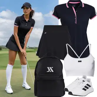 Outfit s Černá 90tá Léta Sukně/Anime Sukně/Elastická Sukně/Krátká Sukně/Moderní Sukně/Tenisová Sukně/Unisex Sukně monki "Sportovní volno vypadat"