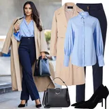 Obchodní outfity pro plnoštíhlé image