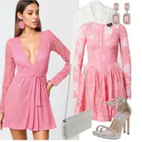 Bardot Šaty s Výstřihem na ramena Outfity image