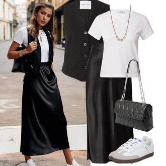 Outfit sa Bijela/Krem Muške tenisice za trčanje/Sportska majica/Funkcionalna majica/Majica s mrežicom/Zamotana Majica/Majica/Otmjena majica Edited "Moderni outfit za proljeće"