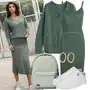 Kombinace Zeleného Pleteného Oblečení image