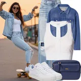 Cool outfity   boyfriend džíny image