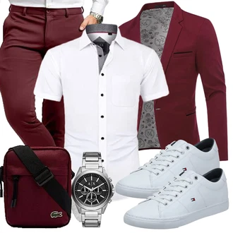 Business Outfits mit Grau Sneaker/Schuh Tommy Hilfiger "Business Outfit"