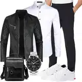 Boyfriend Lederjacken Outfits image