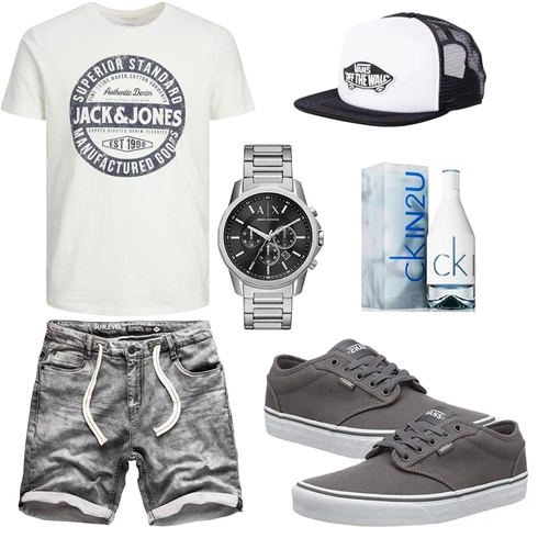 Grau/Hellgrau/Dunkelgrau Hemd Jeans Short/Leinen-short/Kurze Hose/Baggy Short/Musselin Shorts/Bermuda Sublevel kombinieren