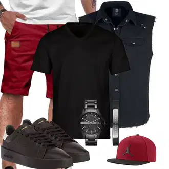 Vintage Outfit mit Unkategorisiert Brandit "Casual Outfits"Look: Casual, Lack, Vintage