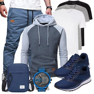Casual Outfits Weihnachten mit Blau Unkategorisiert MILESTEM "Cool Outfit"Look: Schule, Geburtstag, Weihnachten, Vatertag, Valentinstag, Hochzeit