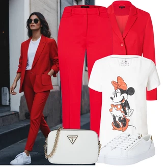 Dlouhé Outfit s Červená/Tmavě červená Blejzrové Bund/Blůzové Sako/Neformální Sako/Kožená bunda pro muže/Bavlněný Sako/Elegantní Sako/Pletený Sako/Krátké Sako/Kožená Pánská Bund/Kožená bunda More & More "Skvělý vzhled"