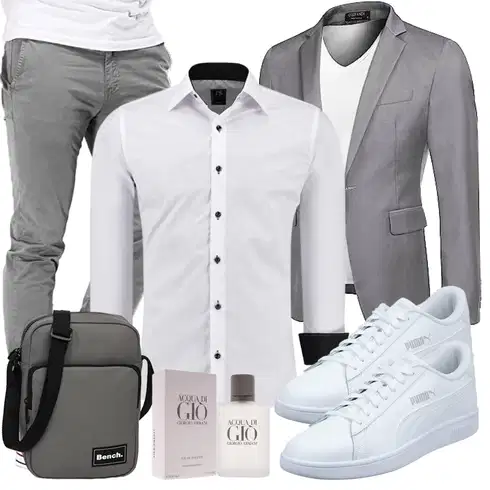 Weiß Accessoire J'S FASHION kombinieren