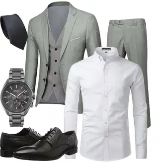 Elegante Outfits Standesamt mit Hellgrün/Grün/Grau/Khaki DABASHAN "Elegante Outfits"Look: Bühnen, Party, Besondere Anlässe, Firmenfeier, Standesamt, Konzert, Hochzeit, Pop Konzert