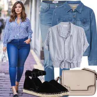 Letní outfity pro baculky "Elegantní styl pro velké velikosti"