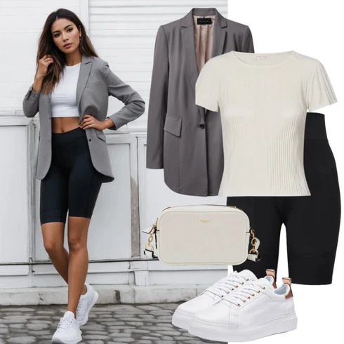 Kombinace Světle modrá/Bílá/Šedá Oblek Kožená bunda pro muže/Elegantní Sako/Blůzové Sako/Bavlněný Sako/Neformální Sako/Kožená Pánská Bund/Teplákový blejzr/Krátké Sako/Blejzrové Bund/Pletený Sako More & More