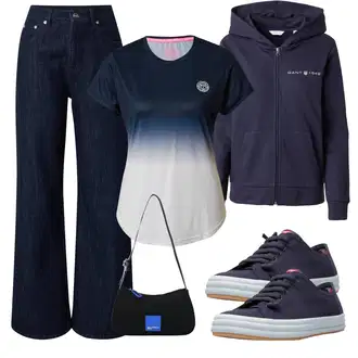 outfit mit Superge z Bleščicami/Superge z ježkom/Teddy superga Camper "Pomladanski Outfit"
