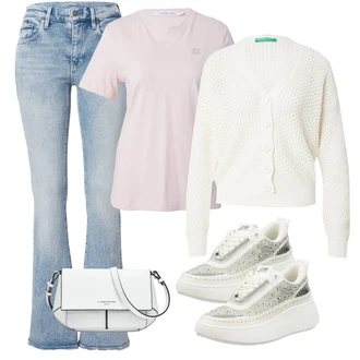 outfit mit Superga Plato-Sneaker Steve Madden "Pomladanski Outfit"