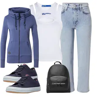 outfit mit Superge z Bleščicami/Superge z ježkom/Teddy superga Camper "Pomladanski Outfit"
