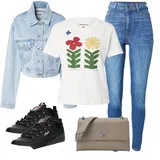 Flower Power Superga outfiti za dame image