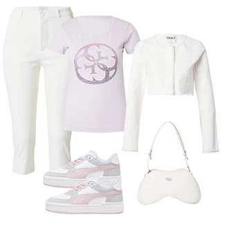 outfit mit Roza Vintage superga/Poletne superge/Skate Obutev/Plato-Sneaker/Superge Nizka Puma "Pomladanski Outfit"