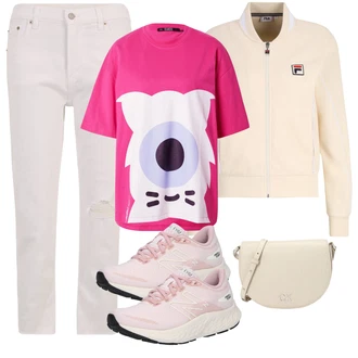 Visok pas outfit mit Ravne Kavbojke "Pomladanski Outfit"