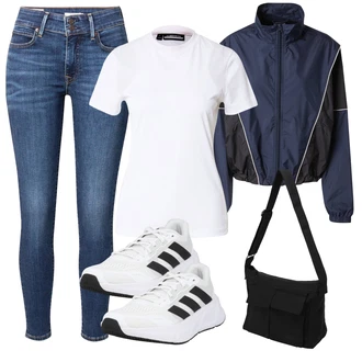 outfit mit Adidas Performance "Pomladanski Outfit"