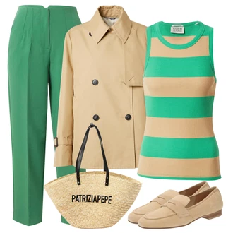 outfit mit Top za plažo/Top brez rokavov SCOTCH & SODA "Pomladanski Outfit"