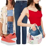 Klasična Kavbojke Visokega Pasu outfiti za dame image