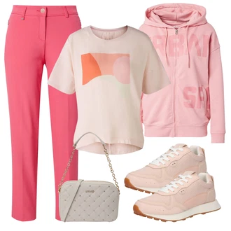 outfit mit Roza/Rdeča Brax "Pomladanski Outfit"