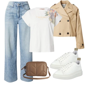 outfit mit Rjava/Bež/Temno zelena/Siva/Khaki Men's Bags/Torba za čez ramo/Satchel torba/Diabetična vrečka/Torbica za čez ramo/Napihnjena torba/Torba za čez ramo/Torbica za okrog pasu/Mini torbica "Pomladanski Outfit"