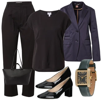 outfit mit Črna Hlače z Visokim Pasom/Boyfriend Hlača/Svečani Hlačni Kostum/Hlača z Razporkom/Tradicionalna Hlača/Eleganten hlačni kostim/Plisirane Hlače/Nagubane hlače/Paperbag Hlača/Moderni hlačni kostim/Hlačna Obleka za Poroko/Plisirane spredaj hlač/Hlače iz muslina/Športno eleganten hlačni kostim/Poslovni hlačni kostim "Pomladanski Outfit"