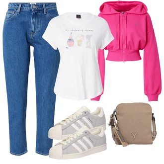 outfit mit Adidas Originals "Pomladanski Outfit"