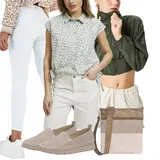 Svetlo zelena Obrezana majica outfiti za dame image