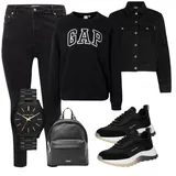 Denim Jakne Jesen outfiti za dame image