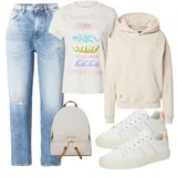 Hip Hop Oversized pulover outfiti za dame image