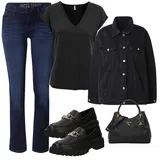 Prevelik Osnovne majice outfiti za dame image