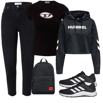 outfit mit Adidas Performance "Pomladanski Outfit"