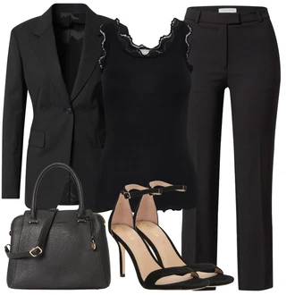 outfit mit Črna/Rjava/Siva/Temno Siva Eleganten Blazer/Usnjena Jakna/Usnjen Moški Jopič/Usnjena jakna za moške/Dolgi Blazer/Blejzer Jakna Tiger of Sweden "Poslovna oblačila"