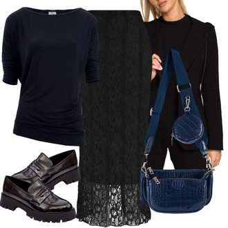 outfit mit Črna/Rdeča Krščansko krilo/Italijansko krilo/Koktajl krilo/Midi krilo/Krilo za poročnega gosta/Dolgo krilo/Vintage Maxi krilo/Krilo za zavezovanje/Pencil krilo/Maxi krilo/Krilo do Teleta Trendyol "Sodobni Pomladni putfit"