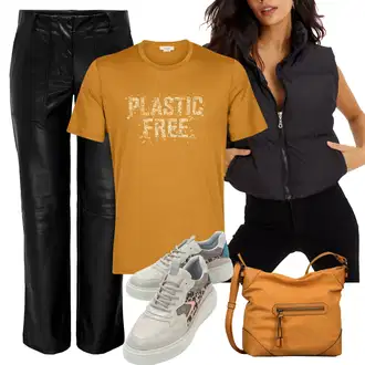 outfit mit Oranžna/Rjava/Rumena Majica za trening/Dres Funkcionalna majica/Oblačilo za turnirje Icebreaker "Sodobni Pomladni putfit"